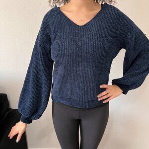 Willow & Clay Tie Back Chenille Sweater
